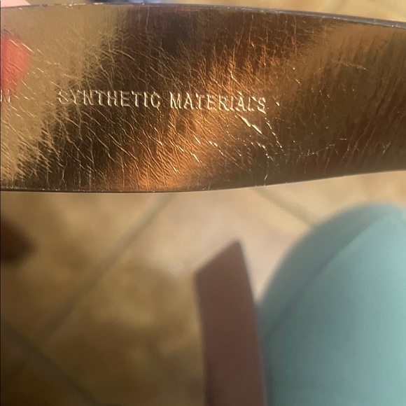 Michael Kors Signature Brown Belt with Silver MK Buckle - Picture 7 of 8